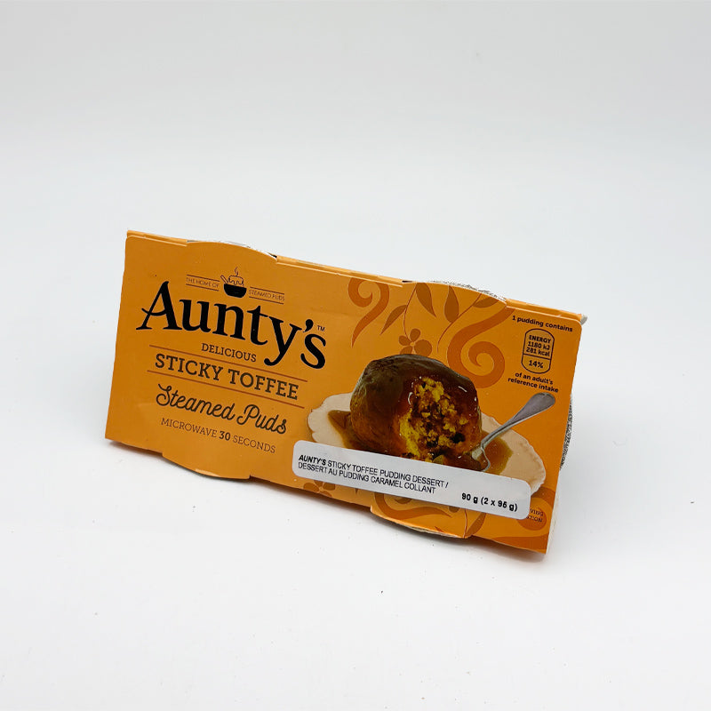 Auntys Steamed Pudding Sticky Toffee 2X95g (UK Version)
