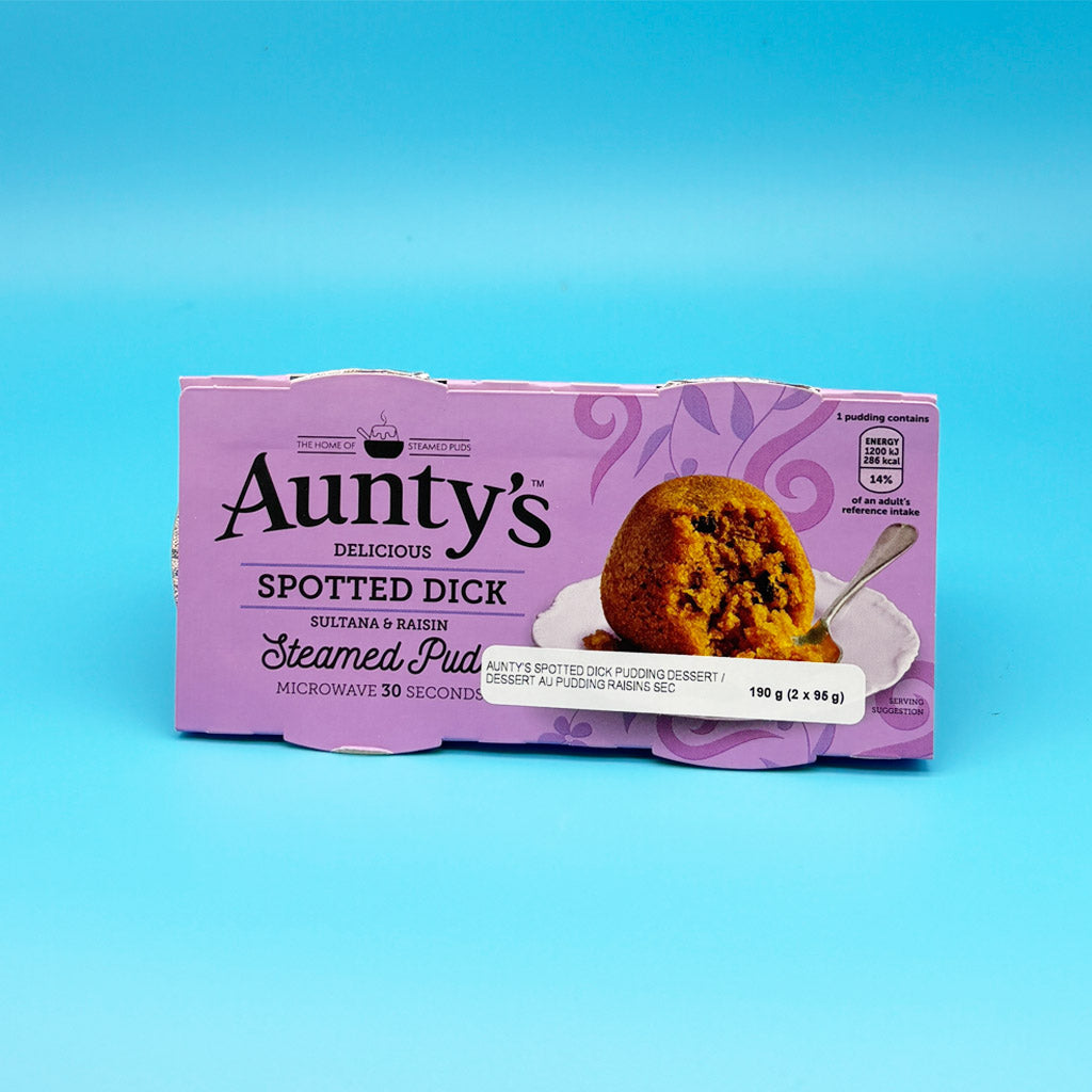 Auntys Pudding Spotted Dick 2X95g (product of UK)