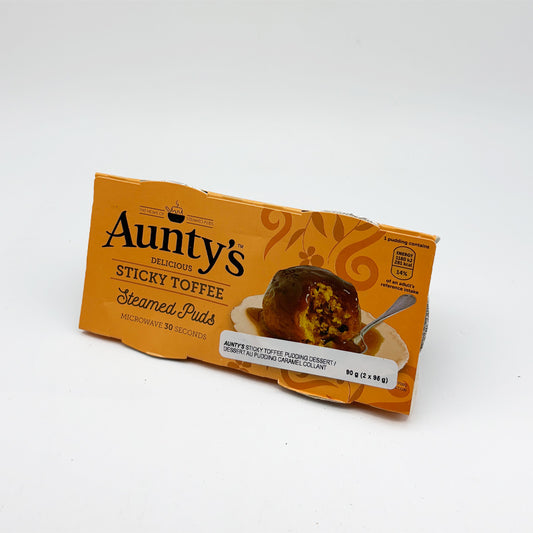 Auntys Steamed Pudding Sticky Toffee 2X95g (UK Version)