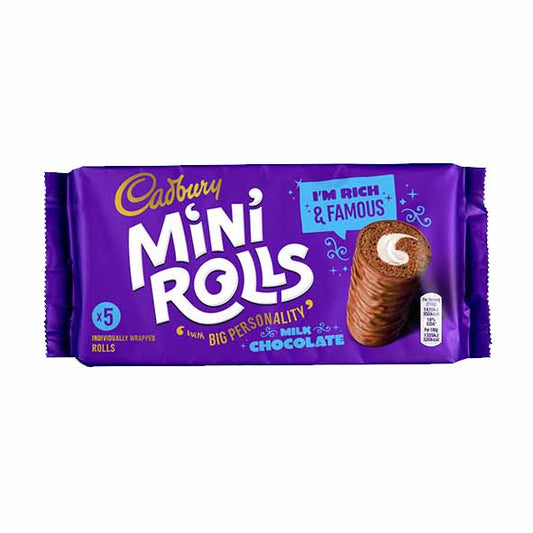 Cadbury Mini Rolls Chocolate 5s (product of UK)