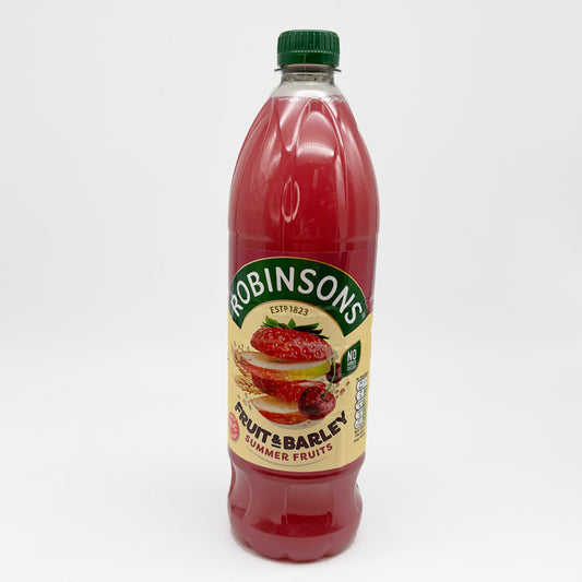 Robinsons Fruit & Barley Cordial Summer Fruits 1L (Product of UK)